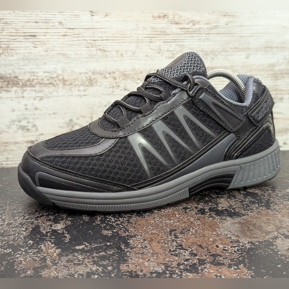 Mens Orthofeet Biofit Sprint Walking Shoes Sz 8 Used 675 Black Orthopedic 